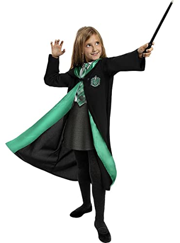 Funidelia | Disfraz Slytherin Harry Potter Oficial para niño y niña Talla 7-9 años ▶ Hogwarts,...