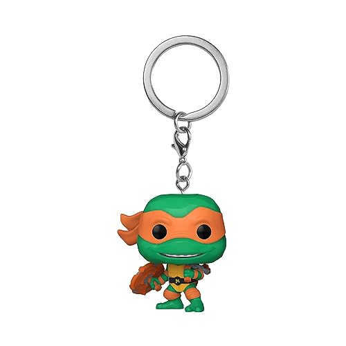 Funko Pop! Keychain: Teenage Mutant Ninja Turtles (TMNT) Michelangelo - Tortugas Ninja - Minifigura...