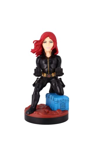 Cableguys Figura para videojuegos Marvel Black Widow, traje negro, accesorio para soporte de mando o...