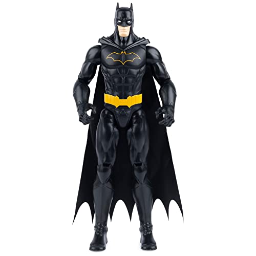 dc comics Batman - Figura Batman 30 CM Muñeco Batman 30 cm Articulado Negro y Naranja - 6065135 -...