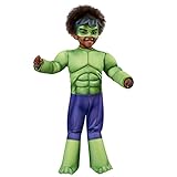 Rubies Disfraz Hulk Preschool Saf, Spidey and His Amazing Friends, para niño Talla 2-3 años...