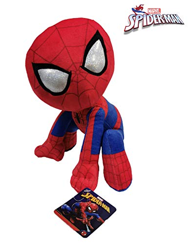 Marvel - Peluche Spiderman trepador con ventosas 10'24'/26cm Calidad Soft