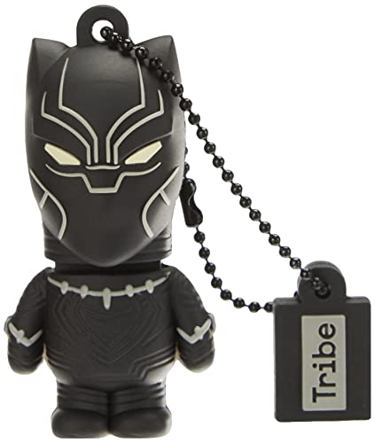Llave USB 32 GB Black Panther - Memoria Flash Drive 2.0 Original Marvel Avengers, Tribe FD016706