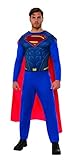 DC Comics - Disfraz de Superman para hombre, Talla XL adulto (Rubie's 820962-XL)