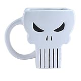 Silver Buffalo PE0195 Marvel The Punisher 3D Sculpted Ceramic Mug, Multicolor
