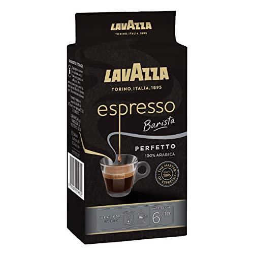 Lavazza, Espresso Barista Perfetto, Café Molido Natural, Ideal para Máquina de Café Espresso y...