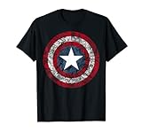 Marvel Captain America Avengers Shield Comic Camiseta