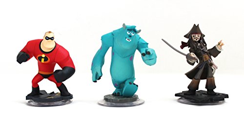 Disney Infinity Characters Jack Sparrow Mr Incredible, Monster Inc Sully Wii PS3 XBOX360 by Disney...
