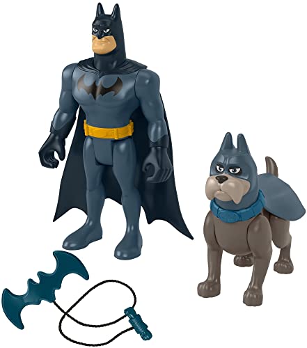 DC Liga de Super Mascotas Ace Héroe y mascota Figuras de juguete (Mattel HGL03)