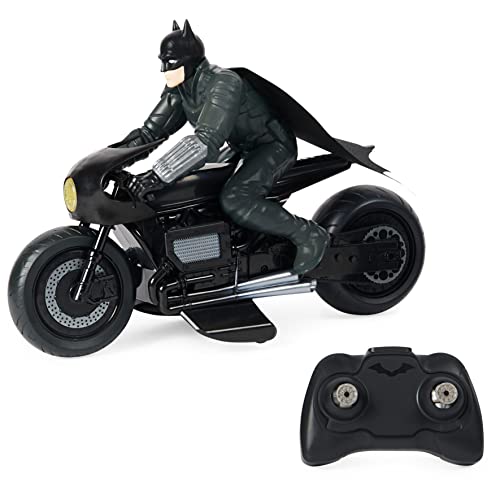 dc comics, Figura de acción Batcycle RC Rider, Estilo Oficial de película de Batman, Juguetes...