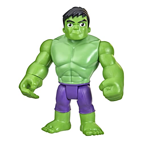 Hasbro Marvel F39965X0 Spidey and His Amazing Friends Figura de Hulk , 10 cm, para Niños de 3 Años...