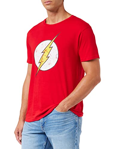 Flash Flash Logo - camiseta Hombre, Rojo, X-Large