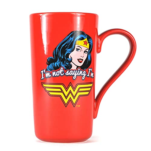 Wonder Woman Latte-Macchiato Mug Classic Half Moon Calici Tazze