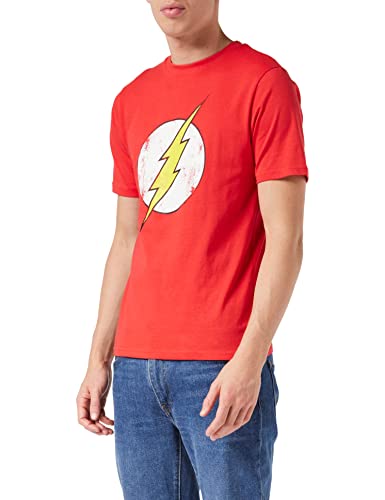 Camiseta DC Comics The Flash Lamentando los Hombres del Logotipo Rojo 3XL
