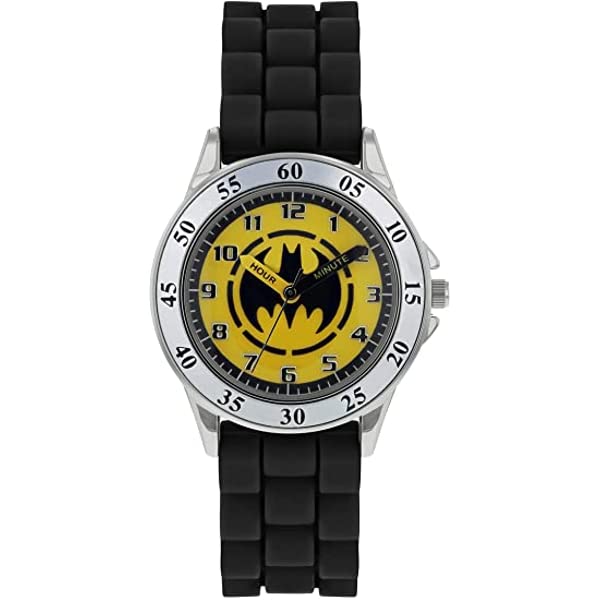 Batman Reloj Analógico para Niños de Cuarzo con Correa en Caucho BAT9522