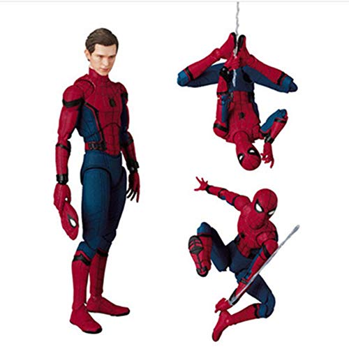 CHUNQING Juguete Muñeca Avengers Héroe Hombre Spider-Man Accionable Muñeca Carácter Ornamentos...