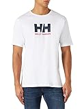 Helly Hansen Logo Camiseta, 002, White, talla XL para Hombre