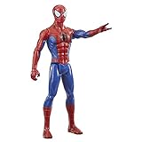 Figura de acción de 30 cm del superhéroe Spider-Man de Marvel Titan Hero Series con Puerto Titan...