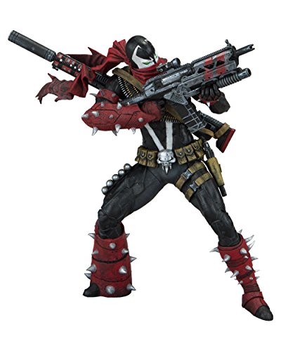 Spawn 99423 Commando - Figura de accin, Color Rojo y Negro, 7 Pulgadas