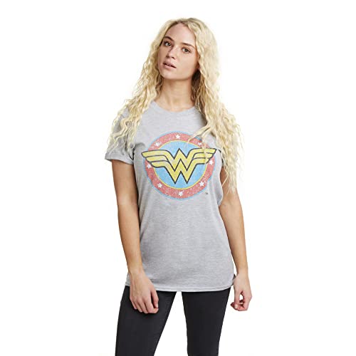 DC Comics WW Classic Camiseta, Gris (Grey Heather SPO), 44 (Talla del Fabricante: X-Large) para...