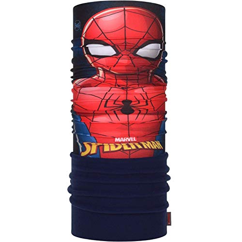 Original Buff Superheroes Polar Spider-Man Tubular, Unisex niños, Black, Talla única