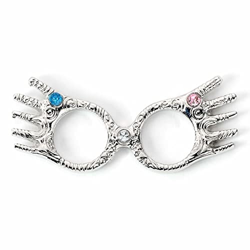 Insignia oficial de Harry Potter Luna gafas, talla única, Zinc, Sin piedras preciosas