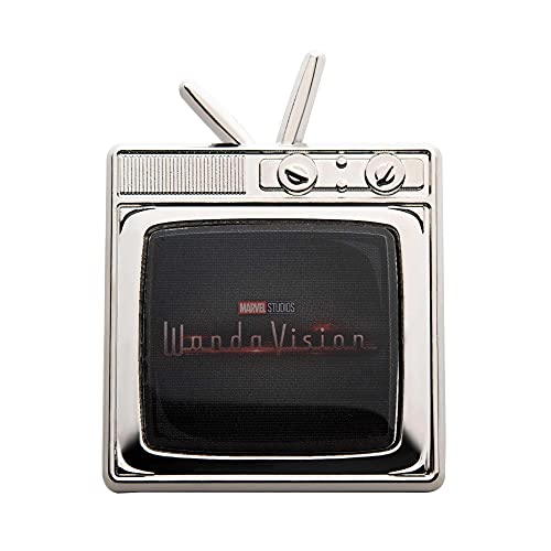 Pin de logotipo de WANDA VISION, con licencia oficial de Marvel Studios y Disney+ con logotipo de...
