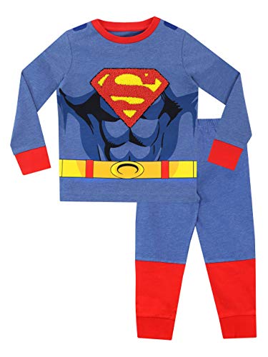 DC Comics Pijamas para Nios con Capa Superman Azul 5-6 Aos