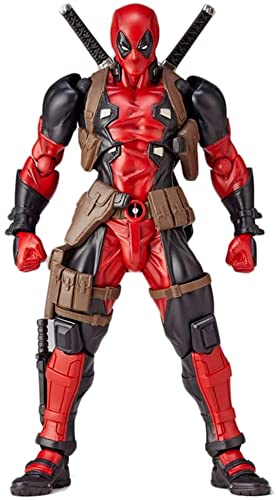 WANSHI Deadpool Figura de acción, figura de superhéroe, figura de anime, de PVC, articulaciones,...