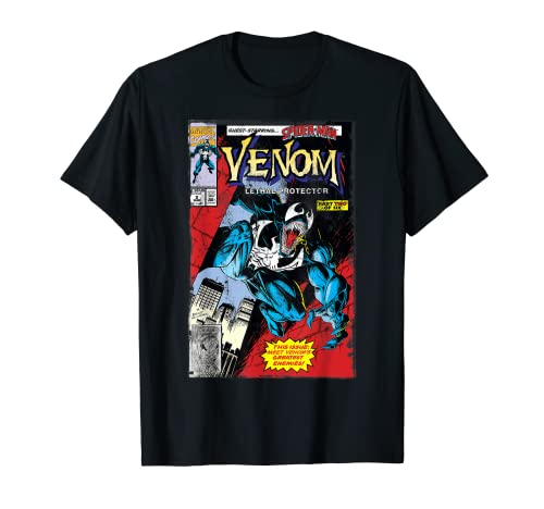 Marvel Venom Lethal Protector Retro Comic Camiseta
