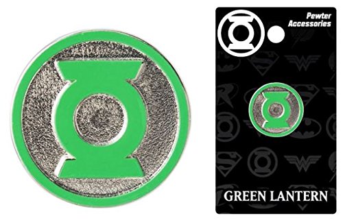 DC Comics Pin de solapa de peltre de color con logo de linterna verde