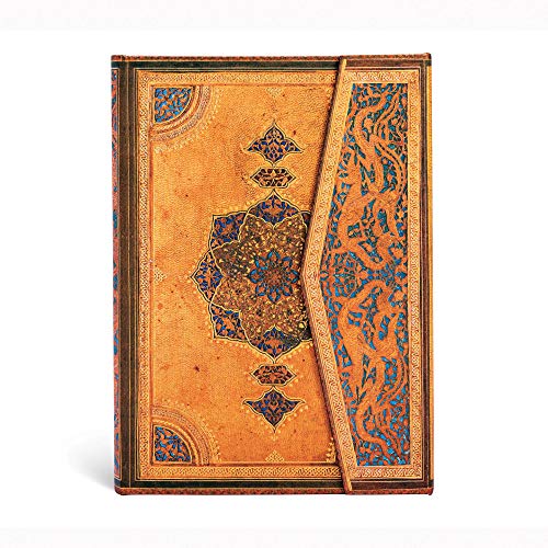 Paperblanks - Cuaderno midi safavid con páginas rayadas (Safavid Binding Art)