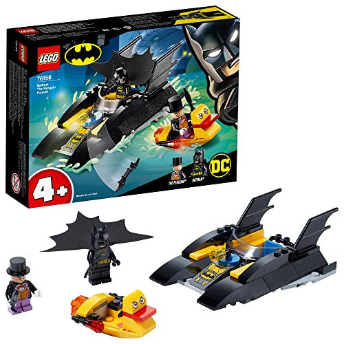 LEGO 76158 Super Heroes ¡Caza del Pingüino en la Batlancha!