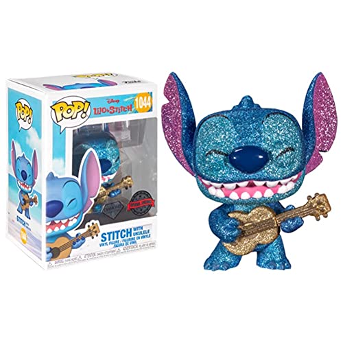 Funko Lilo & Stitch Stitch con Ukelele Diamond Glitter Pop! Figura de Vinilo - Entertainment Earth...