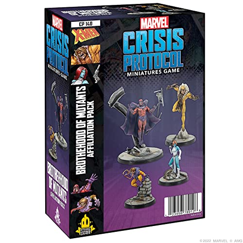 Marvel Crisis Protocol - Brotherhood of Mutants Affiliation - Juego de Miniaturas en Inglés