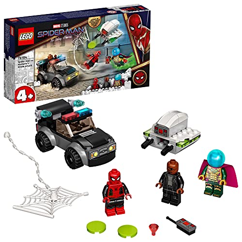 LEGO 76184 Marvel Spider-Man vs. Ataque del Dron de Mysterio, Juguete de Construcción de...