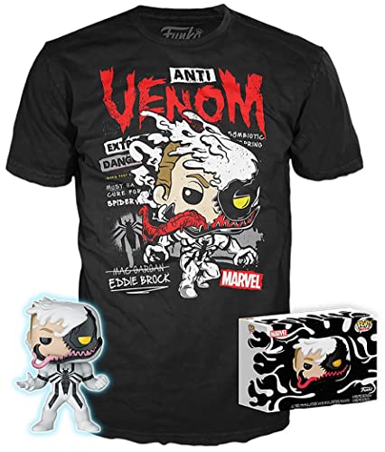 Venom (Marvel) Anti-Venom - T-Shirt Plus Funko - Pop! & Camiseta Hombre Pack Fan Standard S