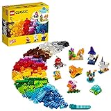 LEGO 11013 Classic Ladrillos Creativos Transparentes, Juego de Construcción para Hacer Figuras de...