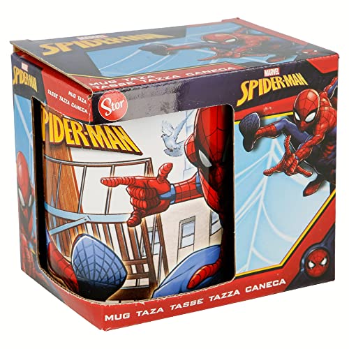Taza de cerámica de 325 ml en caja regalo de Spider-man