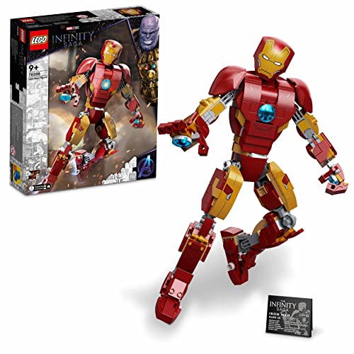 LEGO 76206 Marvel Figura de Iron Man, Juguete de Construcción, Vengadores: La Era de Ultron,...