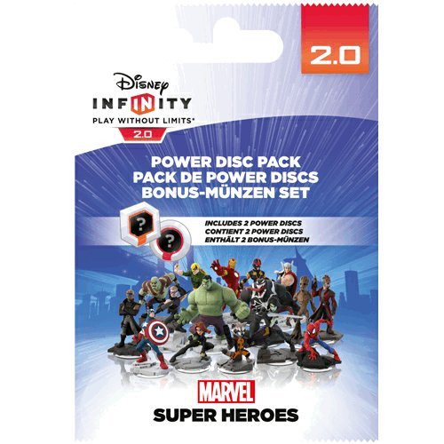 Disney Infinity 2.0 Marvel Super Hereos Power Discs (2 Unidades)