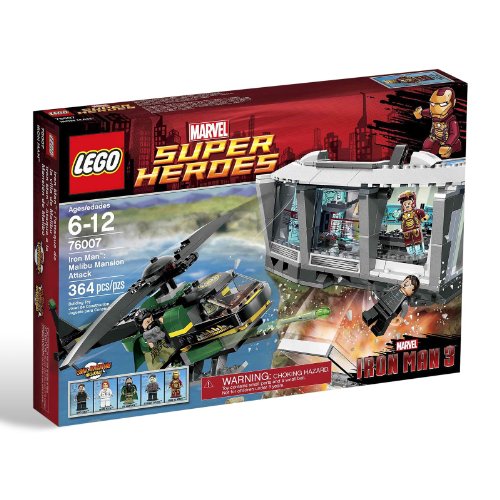 LEGO Super Heroes - Iron Man: Malibu Mansion Attack, Pack de Figuras de acción (Lego 76007)