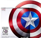 Escudo Capitan America, 75 ° Aniversario Adulto/Niño 1: 1 Modelo de Aleación Avengers Versión de...