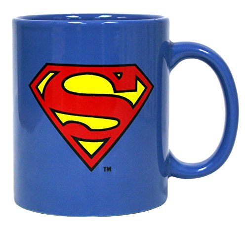 DC Comics - Taza de cermica con logo clsico de Superman, color azul (SD Toys SDTWRN27552) - Taza...