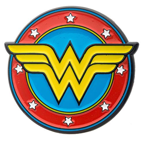 Pin esmaltado con el logotipo de la Mujer Maravilla de DC Comics