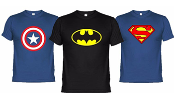 Camisetas de Superheroes