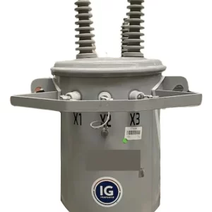 Transformador Tipo Poste Bifásico 10 KVA 13200/240-120V Marca IG