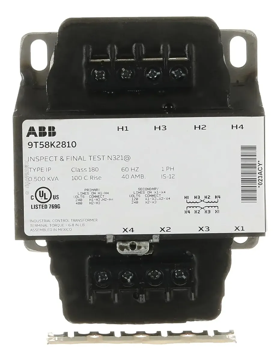 Transformador Tipo Seco De Bajo Voltaje 0.5 KVA ABB - Imagen 3