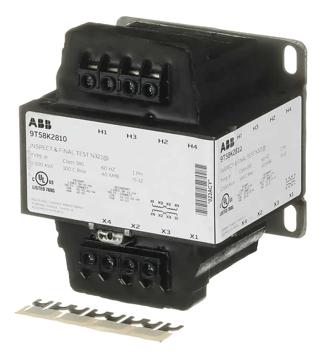 Transformador Tipo Seco De Bajo Voltaje 0.5 Kva ABB