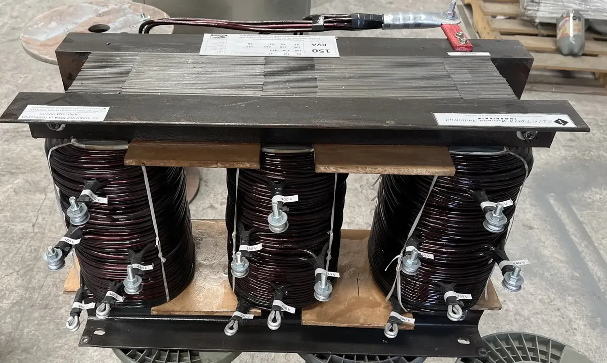 Transformador Trifásico Tipo Seco 150 kVA – Ehmi (Modelo TR150) - Imagen 3